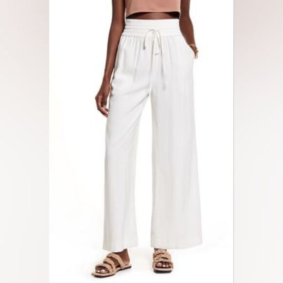Open Edit Drawstring Wide Leg Pants NWOT - Picture 1 of 5
